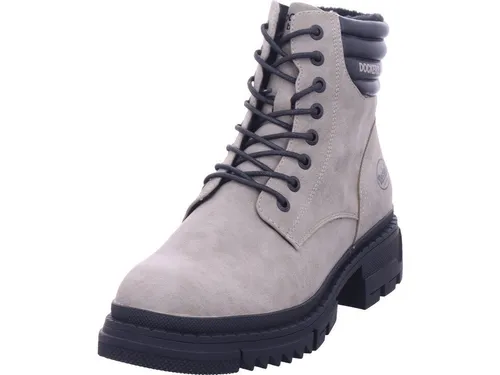 Dockers by Gerli Damen Combat Boots - Warme gefütterte Stiefeletten - Wanderschuhe mit warmem Futter, ideal für kalte Tage. Bequem und stylish, perfekt für Outdoor-Aktivitäten.