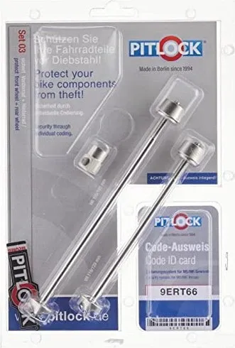 Pitlock Schnellspannachsen Set 03 Schwarz