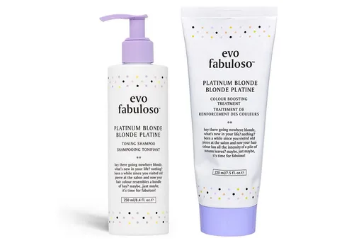 Evo Fabuloso Platinum Blonde Set – Shampoo & Spülung - Hochwertiges Kosmetikset für blonde Haartöne, sorgt für strahlenden Glanz und pflegt das Haar intensiv. Ideal für die tägliche Anwendung.