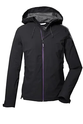 KILLTEC Damen Funktionsjacke KOS 23 WMN JCKT - Funktionsjacke mit 100% Wasserdichtigkeit, atmungsaktiv und PFC-frei - ideal für aktive Frauen, die Wert auf Nachhaltigkeit legen.