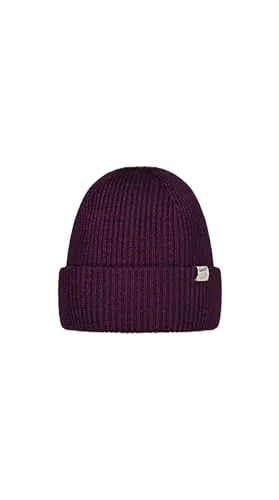 Barts Makalun Beanie aubergine (25) - Herren Mützen & Stirnbänder für Wanderer und Bergsportler, aus 100% Merinowolle für optimale Wärmeregulierung und Atmungsaktivität, ideal für kalte Tage.