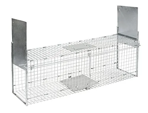 Kerbl Kastenfalle klappbar mit 2 Eingängen 100x26x32 cm
