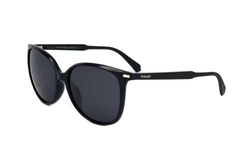 Polaroid Pld 4125/g/s 807/M9 BLACK Sunglasses Women's Injected, Standard, 57