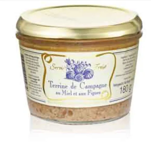 Landterrine mit Honig und Feigen 180g - Beauharnais
