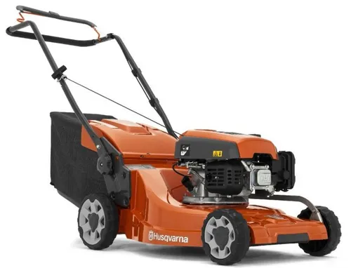 HUSQVARNA Benzin-Rasenmäher LC 247, 47cm Schnittbreite - Rasenmäher mit 47 cm Schnittbreite und leistungsstarkem 2,2 kW Benzinmotor, ideal für gepflegte Rasenflächen. Ausgestattet mit höhenverstellbarem Griff und Grasfänger für müheloses Mähen.
