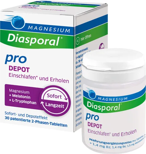MAGNESIUM DIASPORAL Depot Tabletten für erholsamen Schlaf