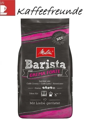 Melitta Kaffee Barista Crema Forte, ganze Bohnen, 1kg