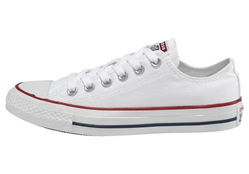 CONVERSE Chuck Taylor All Star Sneaker Herren - White, Größe 46 - Freizeitschuhe: Der ikonische Lowcut-Sneaker aus robustem Textilmaterial, mit belüftungsösen und stoßdämpfender Gummi-Außensohle für optimalen Tragekomfort.