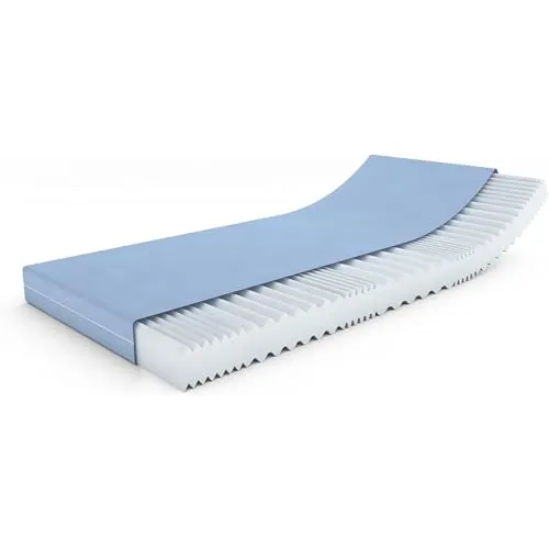 MSS e.K. VitalFoam Wellness Matratze 80 x 190 cm - 7-Zonen Kaltschaummatratze für optimale Entlastung von Bandscheiben und Gelenken, schadstofffrei und Made in Germany.