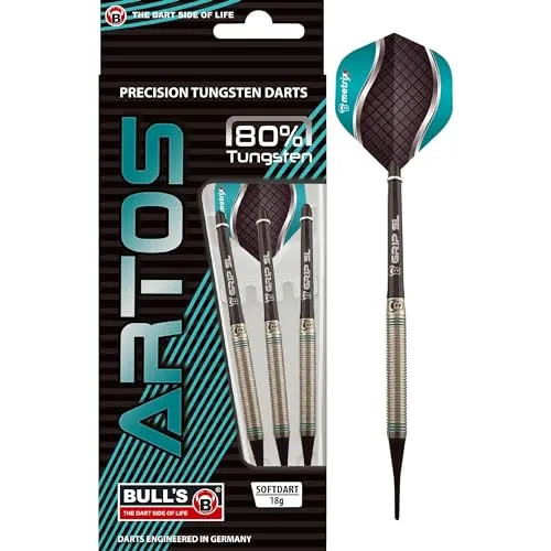 Bull's Artos AR1 Softdart, Mint 80% Tungsten (20g)