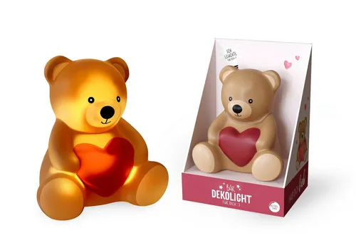 La Vida LED Nachtlicht LED Nachtlicht Kinder Lampe Notlicht Dekolicht Geschenk la vida Teddy