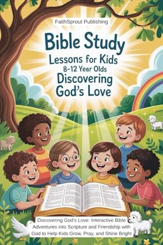 Bible Study Lessons for Kids 8-12 Year Olds: Discovering God's Love: Interactive Bible Adventures into The Scripture and Friendship with God to Help Kids Grow, Pray and Shine Bright