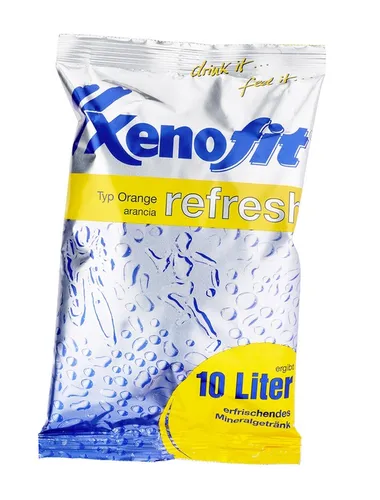 Xenofit Sportgetränk Refresh (Mineraldrink mit C-Vitaminen) Orange 600g Beutel für 10 Liter