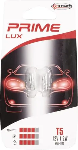 Start Paar T5 12V 1,2W W2x4.6d Glas-Autolampen