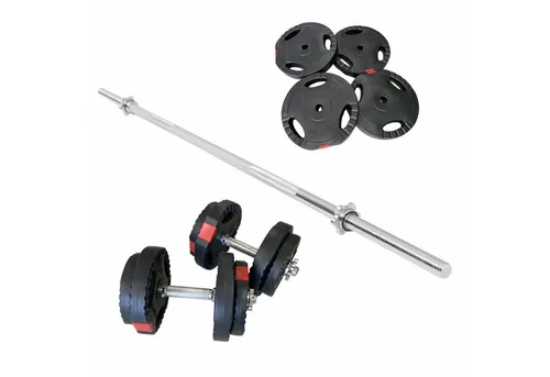 GORILLA SPORTS® Hantelset - 60kg, 100kg oder 130kg - Hanteln für effektives Ganzkörpertraining, inklusive Langhantelstange und Kurzhanteln mit robuster Beschichtung für sicheren Einsatz zu Hause oder im Fitnessstudio.