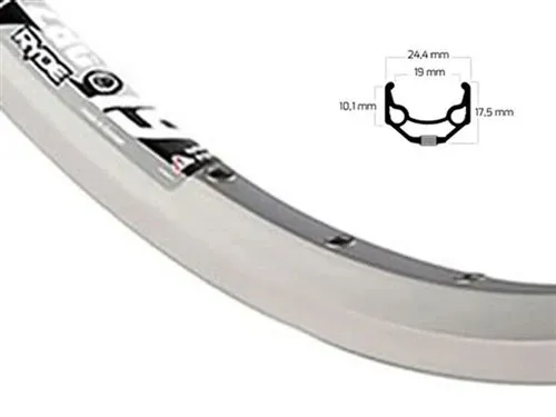 Ryde Felge 28-5 8 36g Aluminium ZAC-19 D-Bus Silber