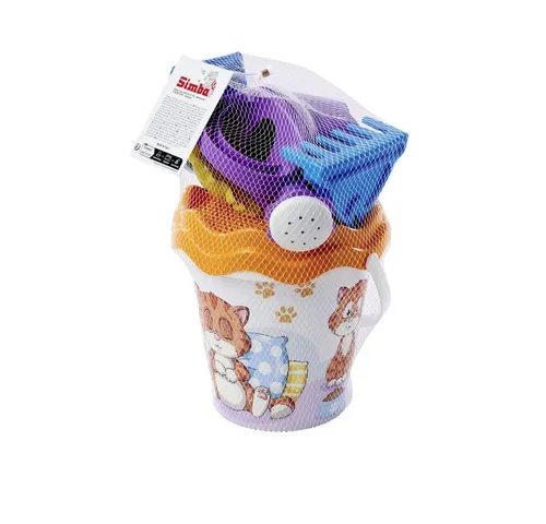 Androni Sandeimer Sandeimergarnitur - Katze - 6-teilig - Ø Eimer ca. 17 cm, (6-tlg)