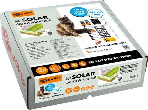 Produktbild Gallagher Katzenzaun-Komplettset S6 (Solar) - 50 m