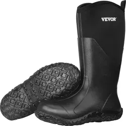 VEVOR Gummistiefel, rutschfeste Schutzschuhe für Herren - Herren Industrie & Handwerk Gummistiefel, isoliert für kaltes Wetter und mit rutschfester Gummisohle, ideal für Gartenarbeit, Wandern oder Angeln.