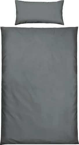 Erwin Müller Bettwäsche Schwandorf Tencel™ Lyocell anthrazit 155x220 cm - Hochwertige Bettwäsche in anthrazit, gefertigt aus 100% Lyocell. Mit praktischem Reißverschluss und pflegeleicht, ideal für erholsamen Schlaf.