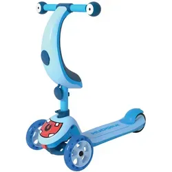 Hudora 4-in-1-Scooter, Cyan – Vielseitig und Sicher in blau von HUDORA