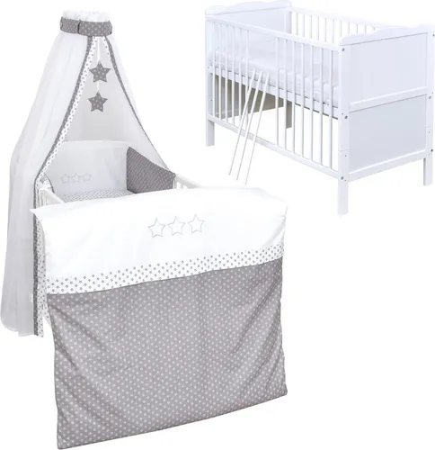 Baby-Delux Babybett Jack 140x70 Weiß