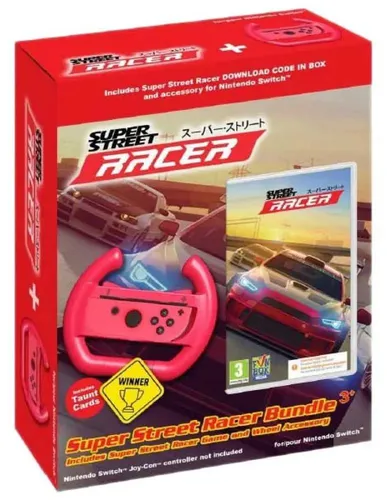 Super Street Racer Bundle in rot von Maximum Entertainment
