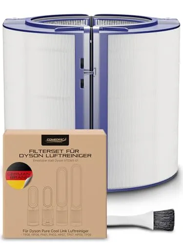 Comedes HEPA & Aktivkohle-Filter für Dyson Luftreiniger - Effizienter Kombifilter für Dyson Modelle, entfernt Feinstaub, Allergene und Gerüche – die kostengünstige Alternative zum Originalfilter!