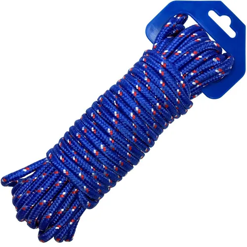 Seil Polypropylen Allzweckseil 12 Meter x 6 mm Schnur Tau Leine Tauwerk in blau