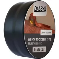 Produktbild Dalsys Selbstklebende Weichsockelleiste 5m Schwarz