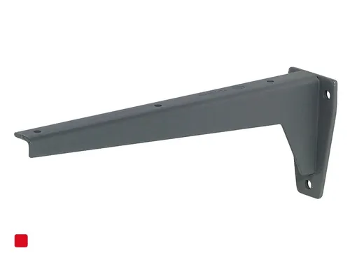 Konsole starr A 380, B 65, C 130 mm - Möbelzubehör mit stabiler Konstruktion, ideal zur Befestigung von Regalen oder zur Unterstützung von Möbelstücken.