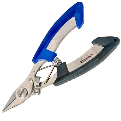 Neptunmaster Angelschere - Schere zum Schneiden von Schnüren, Werkzeug für Angler, Schnurschere