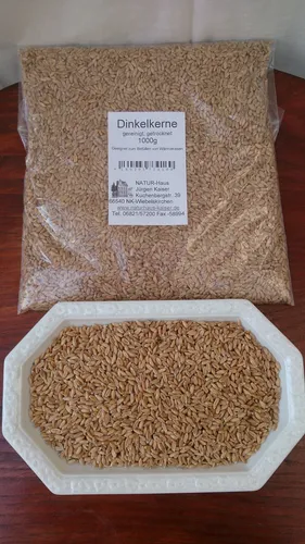 Dinkelkerne lose 1kg Top Qualität! Schonend gereinigt! Thermisch behandelt!