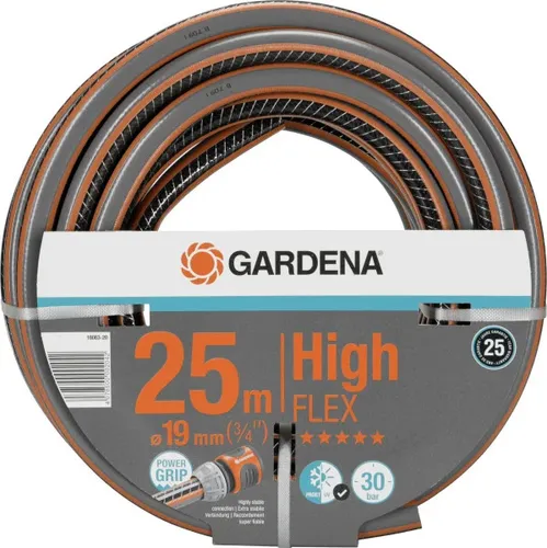 GARDENA Gartenschlauch Comfort HighFLEX 25 m - flexibler und langlebiger Gartenschlauch, ideal für den Garten und einfache Bewässerung
