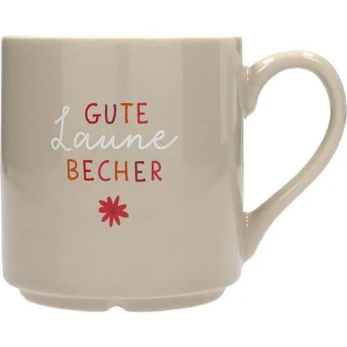 Depesche 0013594-002 Lieblingsbecher Motiv Nr. 2, Henkeltasse mit Spruch, 300 ml, aus Porzellan, teilweise mit Goldfolie und Innendruck