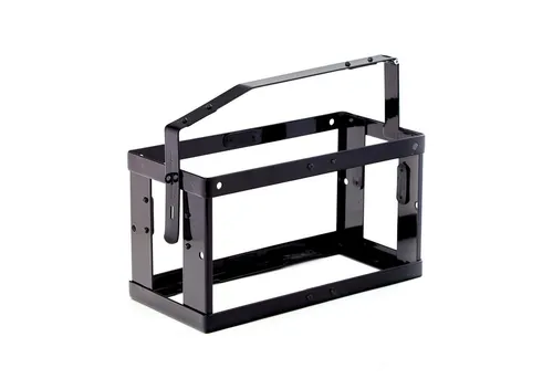 BW® Halterung für Kraftstoffkanister - 10L Metall Kanisterhalterung - Robuste Halterung für 10L Benzinkanister, aus pulverbeschichtetem Stahl für extreme Haltbarkeit und Korrosionsbeständigkeit, ideal für sicheren Transport von Kraftstoffen.