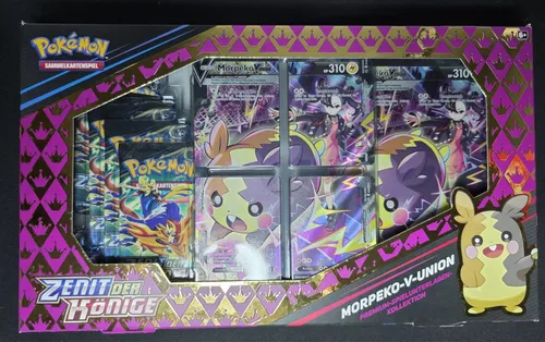 Pokemon Zenit der Könige Morpeko V - Deutsch - TCG Sammlungen & Lots, seltene Morpeko V-Karte für strategisches Spiel und Sammler, ideal für Fans des Pokémon TCG.
