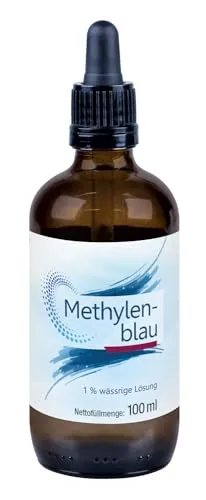 Methylenblau 1% | 100 ml | mindestens 99,9% rein | USP-Qualität | Apothekenqualität | frei von Schwermetallen | inkl. Pipette | vielfältigen Einsatzmöglichkeiten