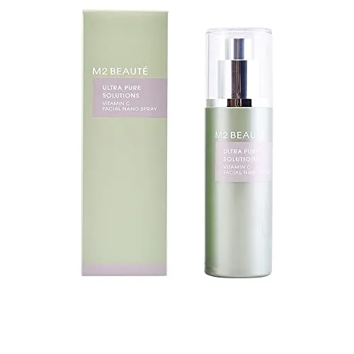M2 Beauté Ultra Pure Vitamin C Hydrating Mist Spray 75 ml - Gesichtspflege mit hochwirksamem Vitamin C, spendet intensive Feuchtigkeit und erfrischt die Haut für einen strahlenden Teint.