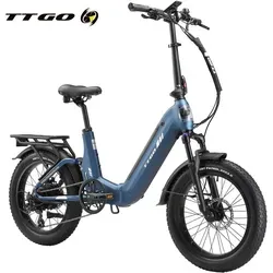 E-Bike Klapprad 20 Zoll mit 70Nm Hinterradmotor - Kompaktes Klapprad mit 250W Hinterradmotor, 720Wh Akku für bis zu 120 km Reichweite. Ideal für den Alltag, faltbar und mit Vollfederung für hohen Fahrkomfort.