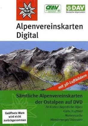 GPS-Karten & -Software von Deutscher Alpenverein