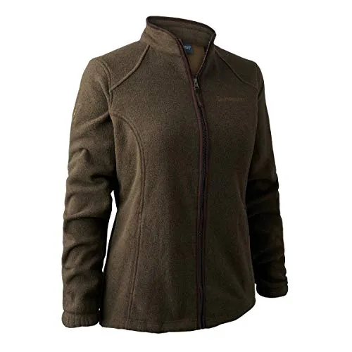 Deerhunter Lady Josephine Fleece-Jacke - Graphite Grün