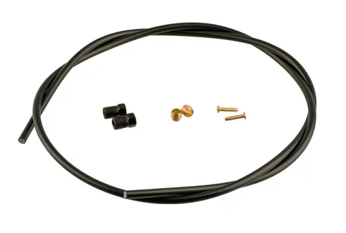 SHIMANO Scheibenbremsleitung 2090323520 - Innenlager, 1700mm lange, kürzbare Scheibenbremsleitung in Schwarz für optimale Bremsperformance und einfache Anpassung.
