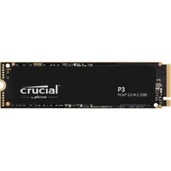 HDSSD M2 (2280) 1 TB Crucial P3 NVMe - 1 TB M.2 SSD, blitzschnelle Lese-/Schreibgeschwindigkeiten bis zu 3500/3000 MB/s für optimale Leistung