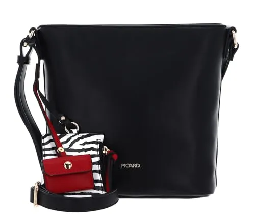 Picard Umhängetasche Safari - 25 cm, schwarz, stilvoll und praktisch für jeden Anlass