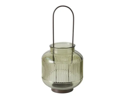 Boltze Gruppe Teelichthalter ZENOR aus Glas 29 cm - Eleganter Teelichthalter ZENOR aus hochwertigem Glas, 29 cm hoch, mit praktischem Griff. Ideal für stimmungsvolle Beleuchtung im Innenbereich und in zwei Farben erhältlich.