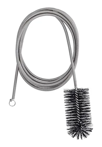 Spiralbürste für Schläuche - Ideal für Schläuche mit 9-25 mm Innendurchmesser, vielseitig einsetzbar in Süß- und Meerwasser. Nach Gebrauch im Meerwasser gründlich abspülen für lange Haltbarkeit.