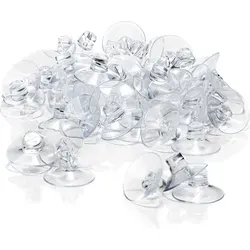 com-four® 60x Saugnapf mit Kabel-Schlitz für Lichterkette von COM-FOUR