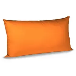 fleuresse Kissenbezug Satin 40 x 80 cm Orange von fleuresse