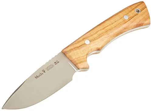 Muela Taschenmesser Rhino Olive 9cm - Hochwertiges Taschenmesser aus Olivenholz, ideal für Outdoor-Aktivitäten und als zuverlässiger Begleiter in der Natur.